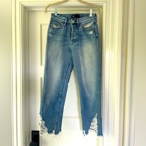 3X1 Distressed straight leg Jeans
